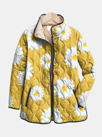 DELACROIX | Veste Matelassée aux Marguerites Élise