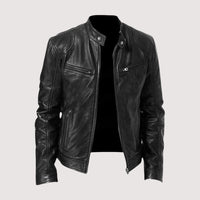 DELACROIX | VESTE EN CUIR HAUT DE GAMME ÉLÉGANTE POUR HOMME