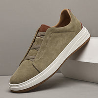 DELACROIX | CHAUSSURES SANS LACETS EN DAIM POUR HOMME